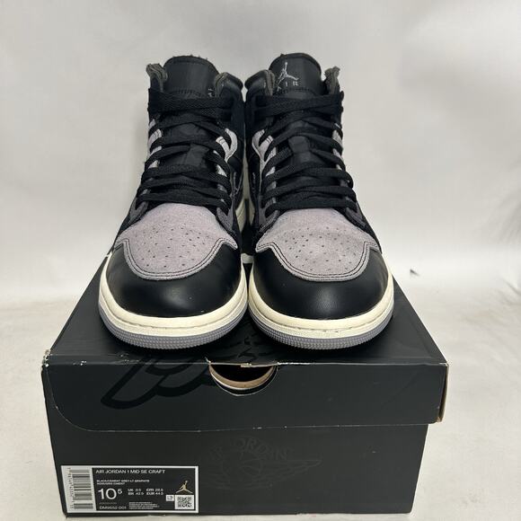 Nike Air Jordan 1 Mid Craft Inside Out “Black Cement Grey” main image 9